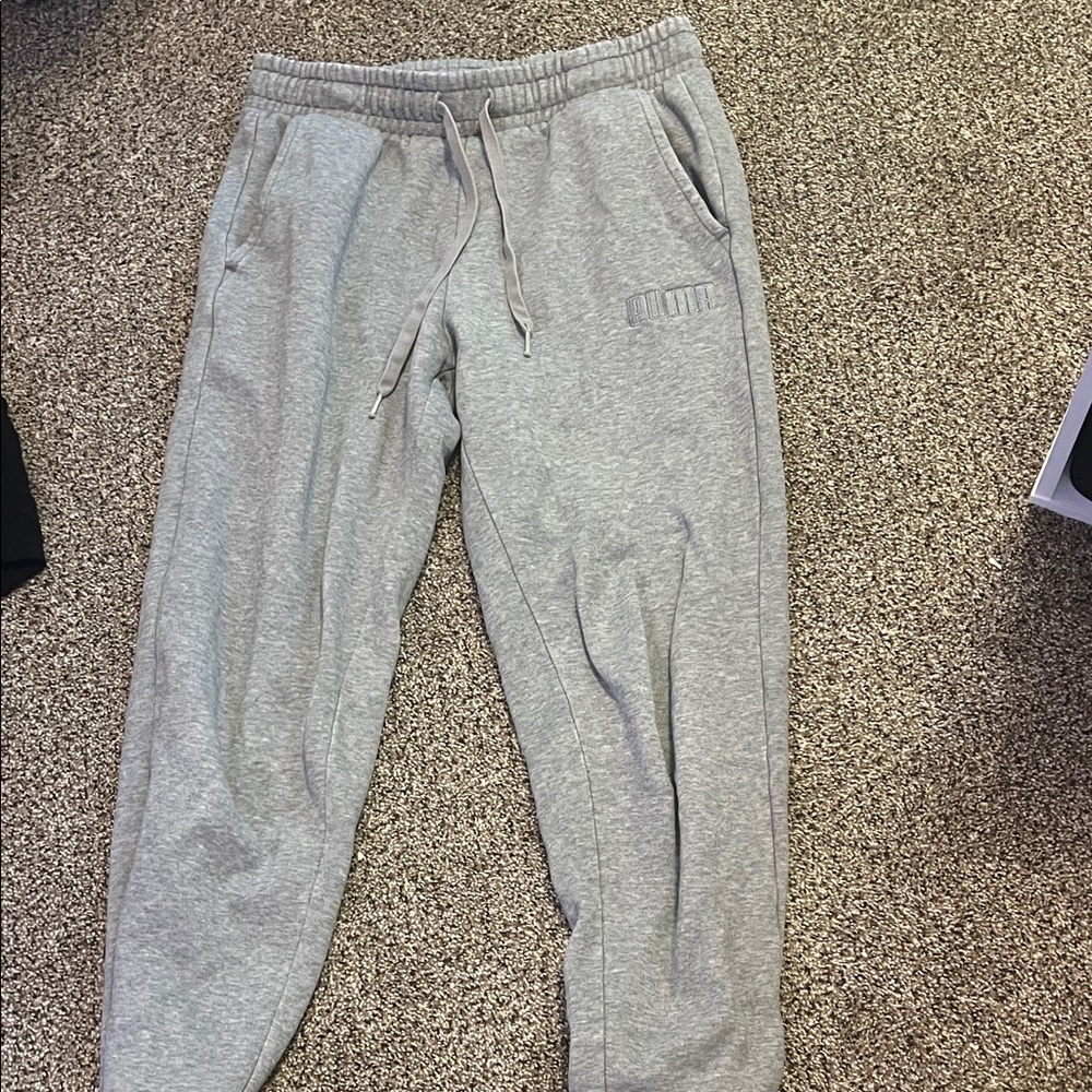 Puma Light Gray Men's Joggers